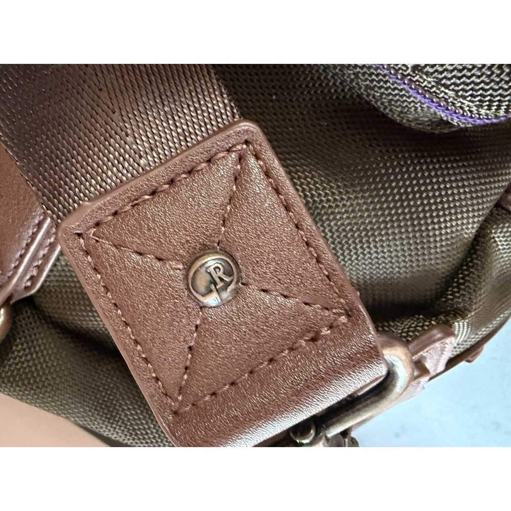 NWOT Robert Graham "The Jetsetter" In Olive Duffel Travel Bag MSRP $298 Retired - Picture 12 of 12
